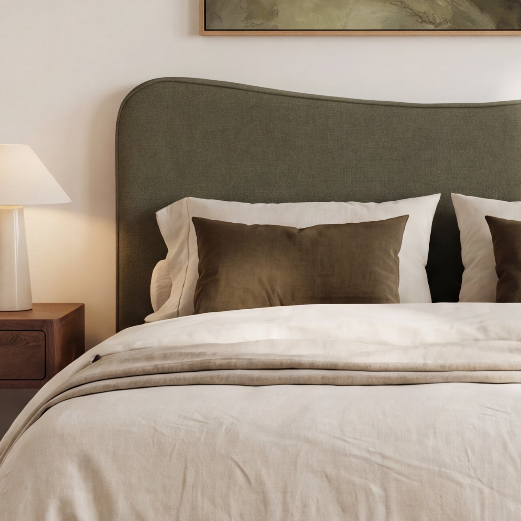 Harper Headboard Medium/King – Herb