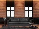 MADISON SQUARE FRONT 3 SEATER - BELON BLACK