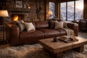 HAMPSHIRE SOFA - VINTAGE CIGAR BROWN